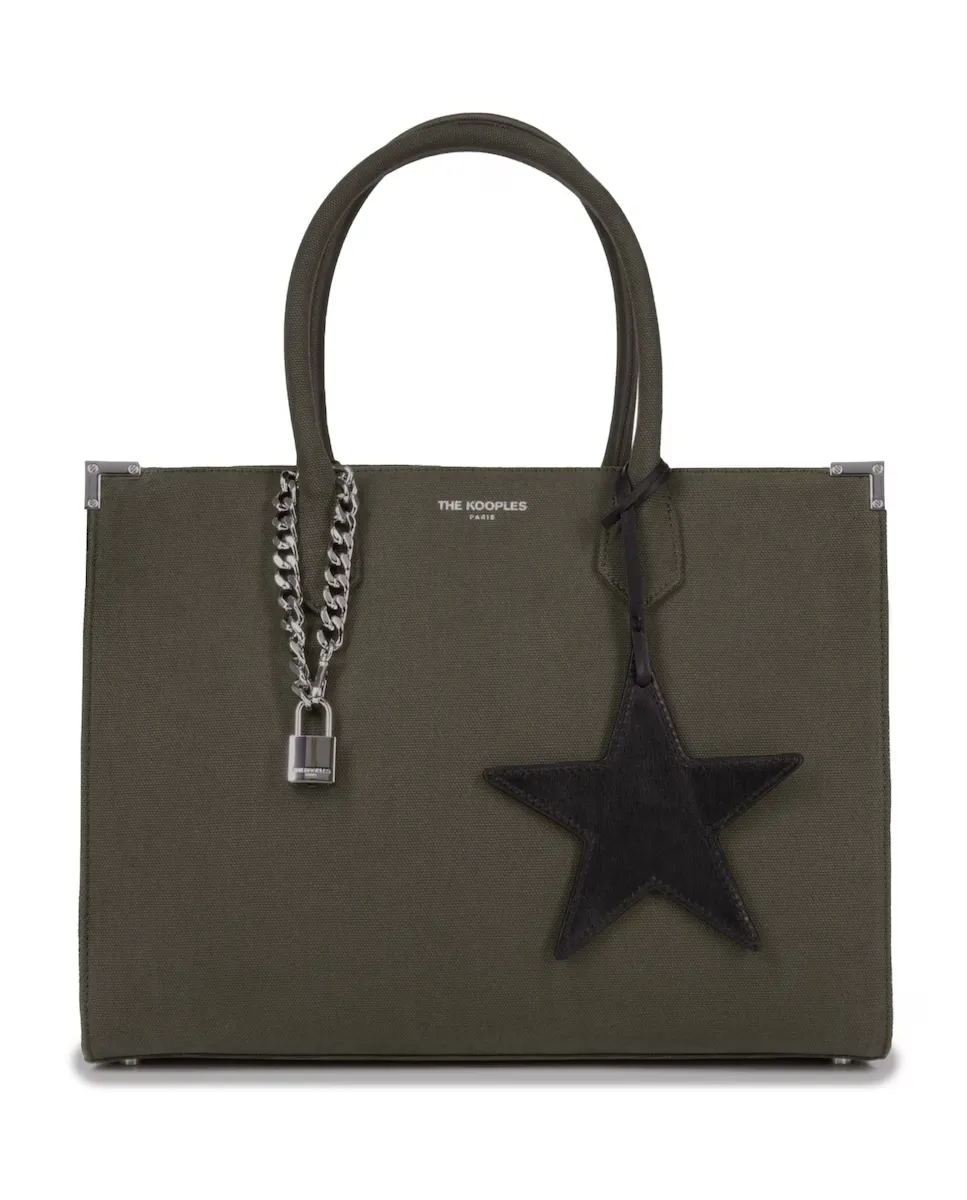 

Холщовая сумка Ming The Kooples, военный зеленый
