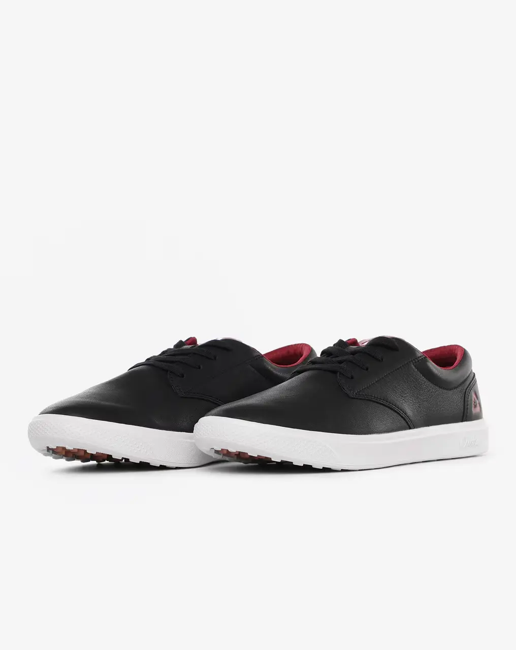 

ТрэвисМэтью The Wildcard Мужские черные кожаные кроссовки для гольфа TravisMathew