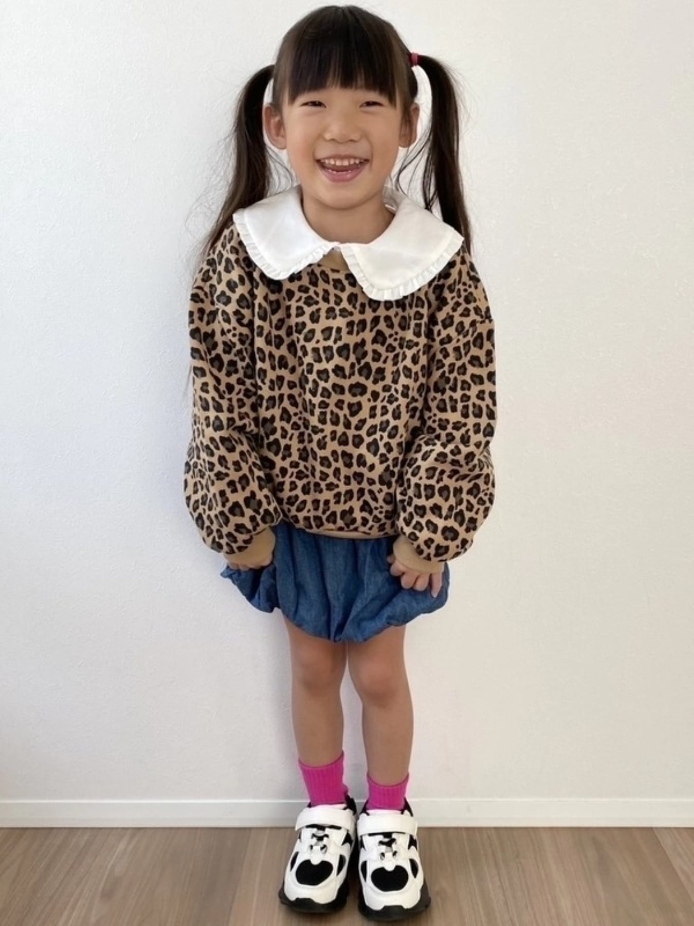 (K) Винтажный мягкий свитшот «летучая мышь» (дети) GAP, LEOPARD — фото 3