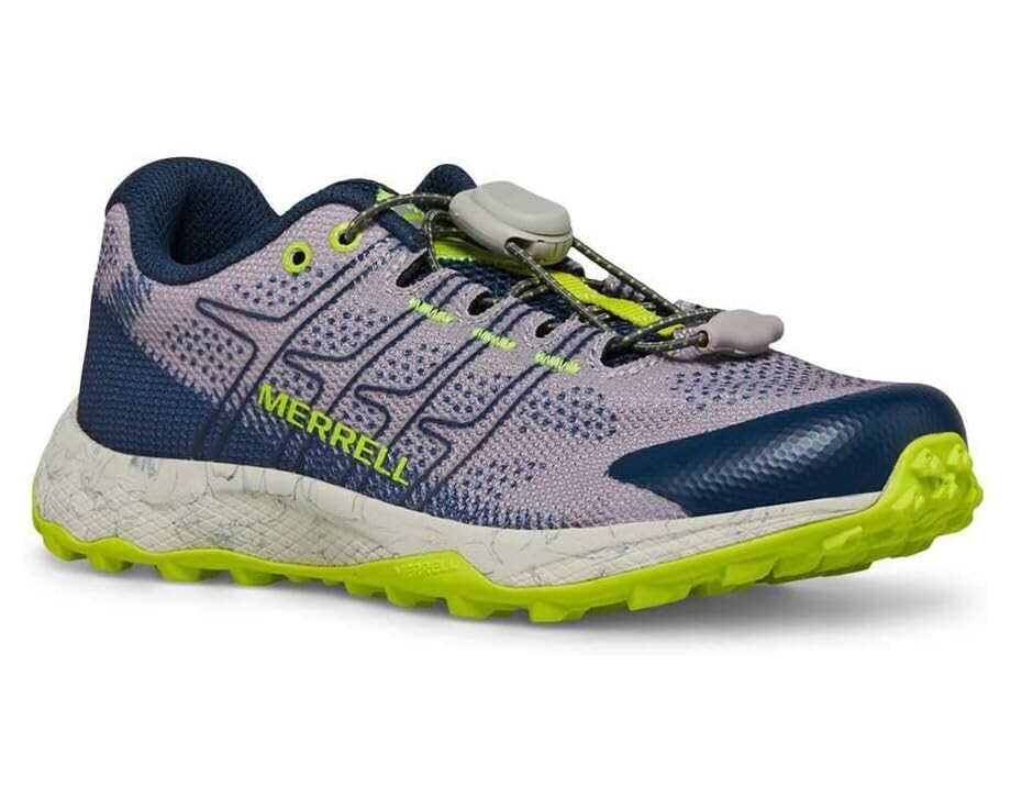 

Походные ботинки Merrell Moab Flight Low A/C, цвет Grey/Navy/Citron