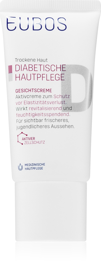 

Крем для лица для ухода за сухой и чувствительной кожей при диабете Eubos, 50 мл