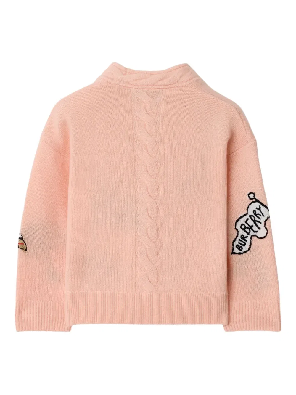 Кардиган лондонской гвардии Burberry Kids, розовый — фото 2