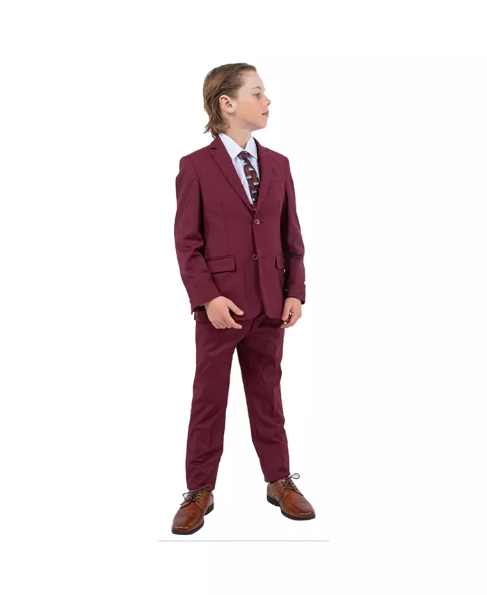 

Костюм для мальчиков Little Boys Burgundy из 5 предметов Stacy Adams, красный