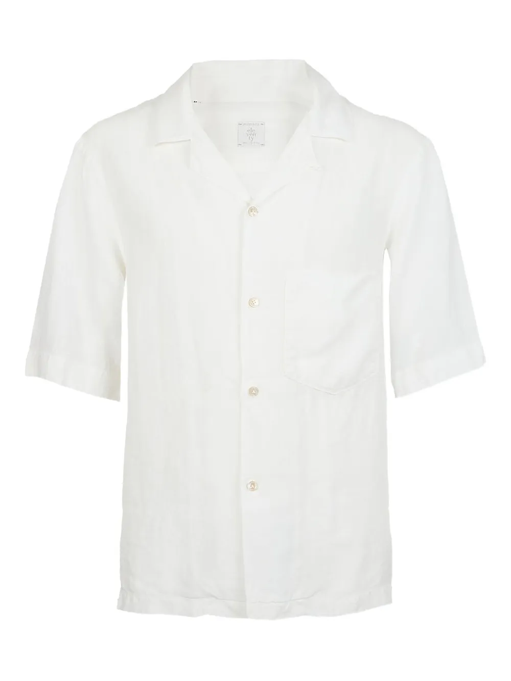 

Рубашка с коротким рукавом и карманом Eleventy, белый