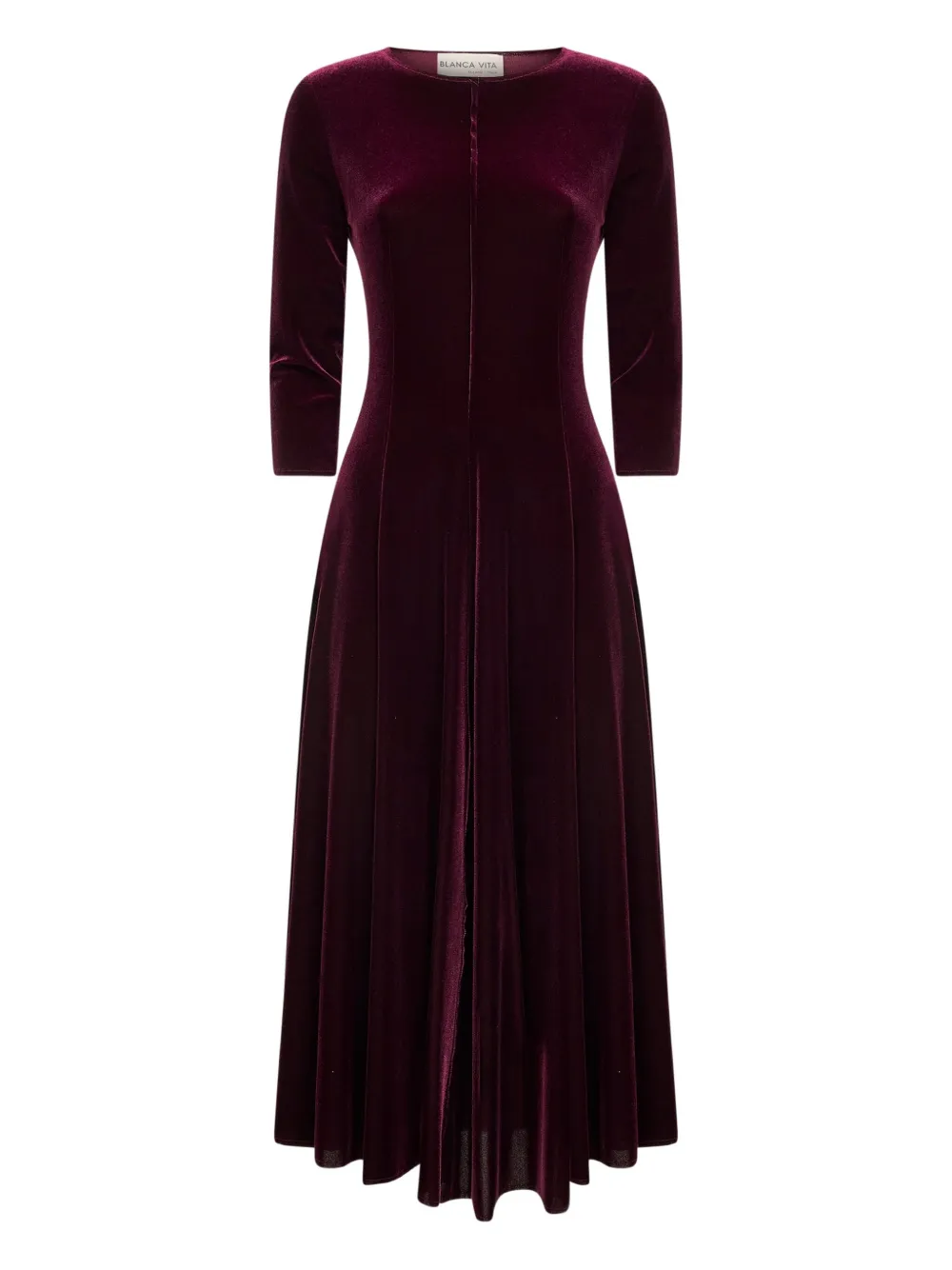 

Расклешенное миди-платье Blanca Vita, фиолетовый