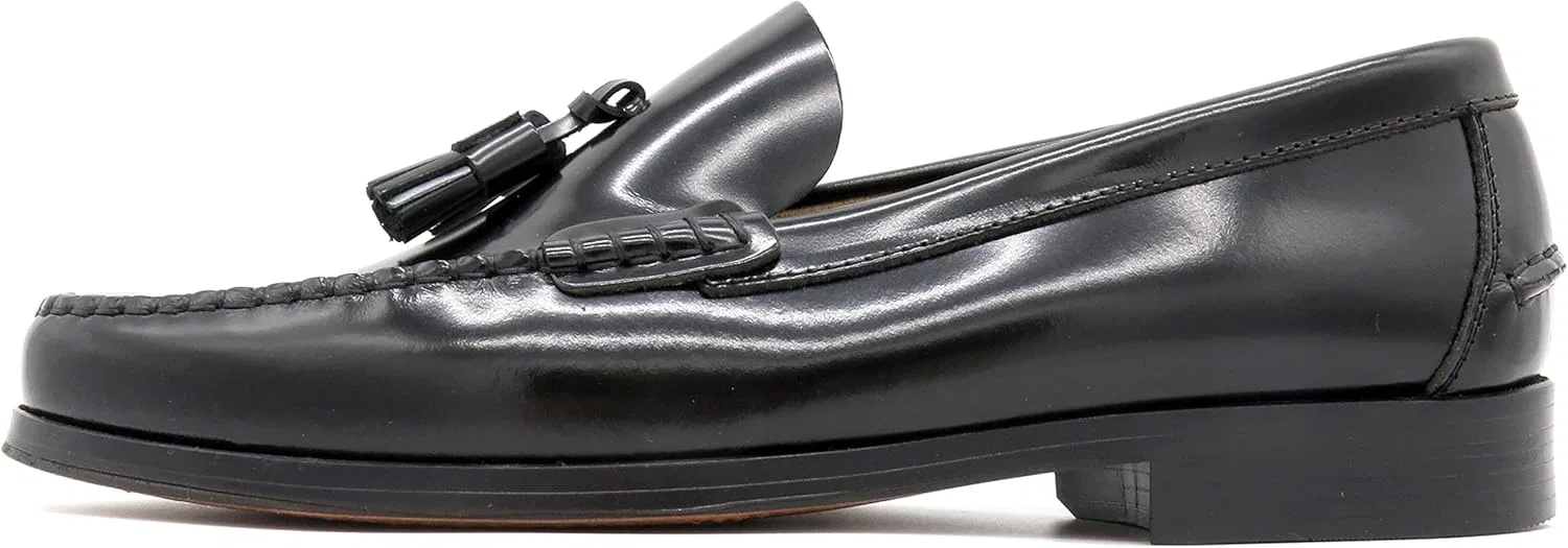 Мужские кожаные деловые туфли с прошитой кожаной подошвой Marttely, Black — фото 2