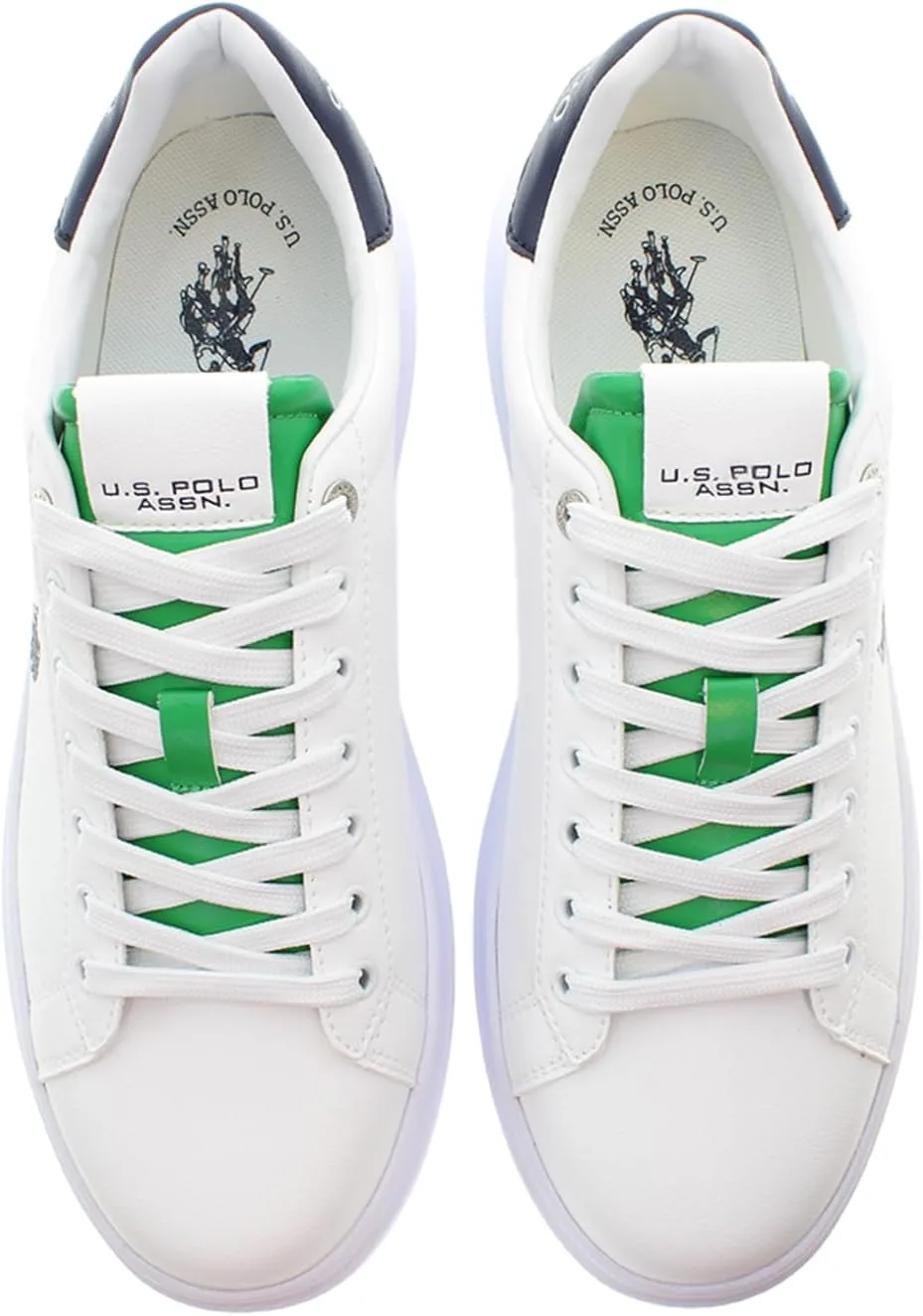 Мужские синтетические кроссовки US Polo Assn. CODY010M/5Y1 U.S. Polo Assn., белый/темно-синий — фото 2