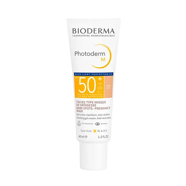 

Тонированный солнцезащитный крем, уменьшающий пятна SPF 50 Photoderm Aquafluide Bioderma, цвет claro