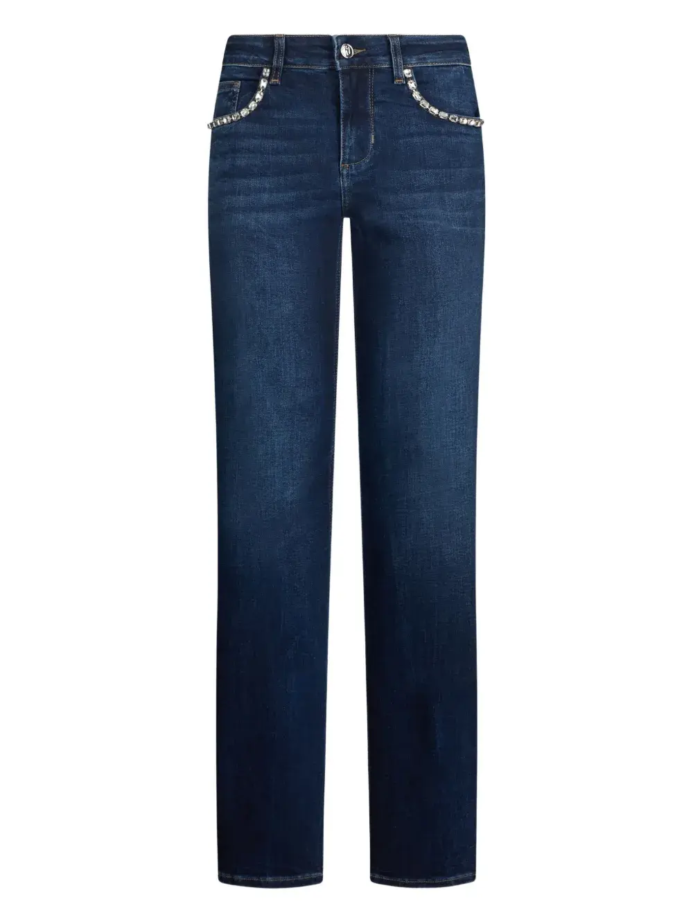 

Узкие джинсы с камнями LIU JO, синий