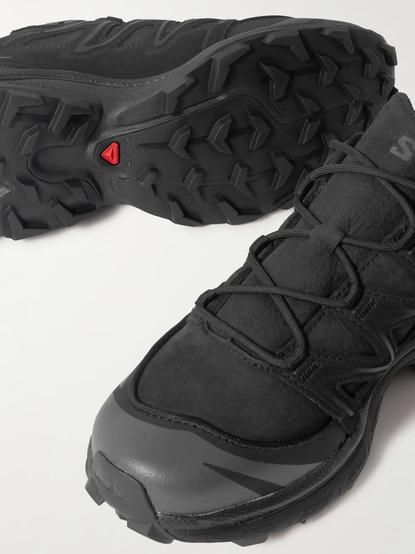 

Кроссовки XT-6 Expanse из кожи и замши, нубука и сетки SALOMON, черный