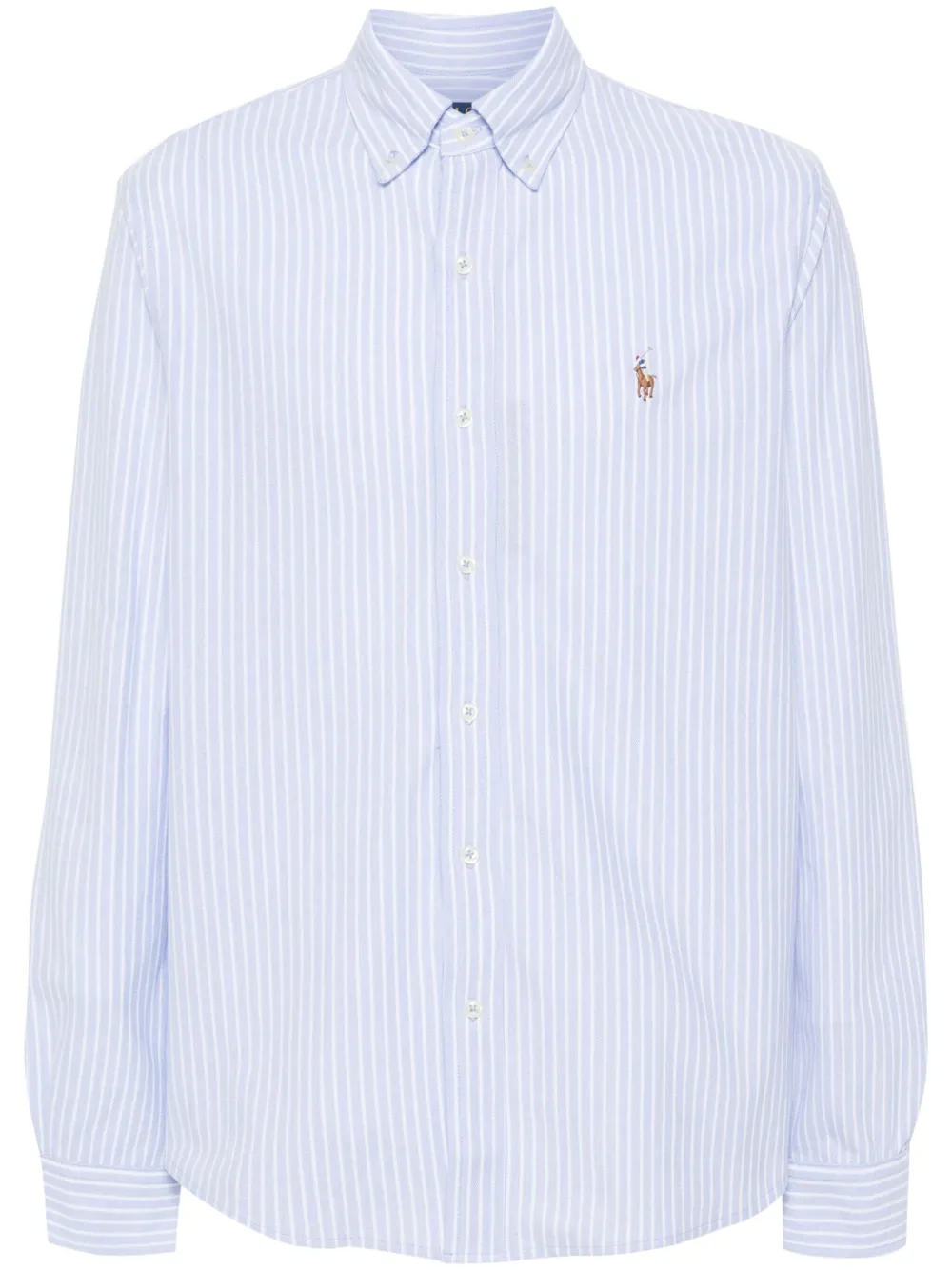 

Полосатая рубашка с логотипом Polo Pony POLO RALPH LAUREN, синий