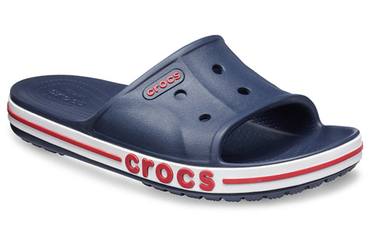 Шлепанцы Crocs Bayaband Clog Blue White Red Unisex Slippers, красный — фото 3
