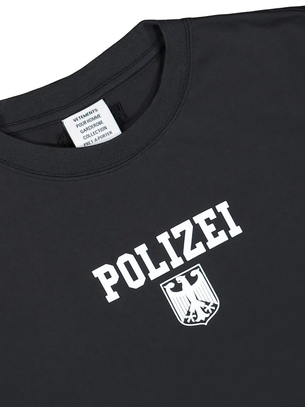 Футболка Polizei Eagle Vetements, черный — фото 3