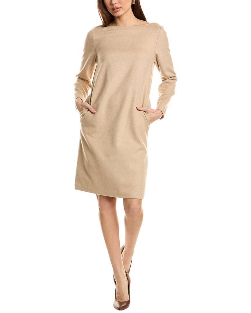 

Lafayette 148 New York Платье с лодочкой, бежевый