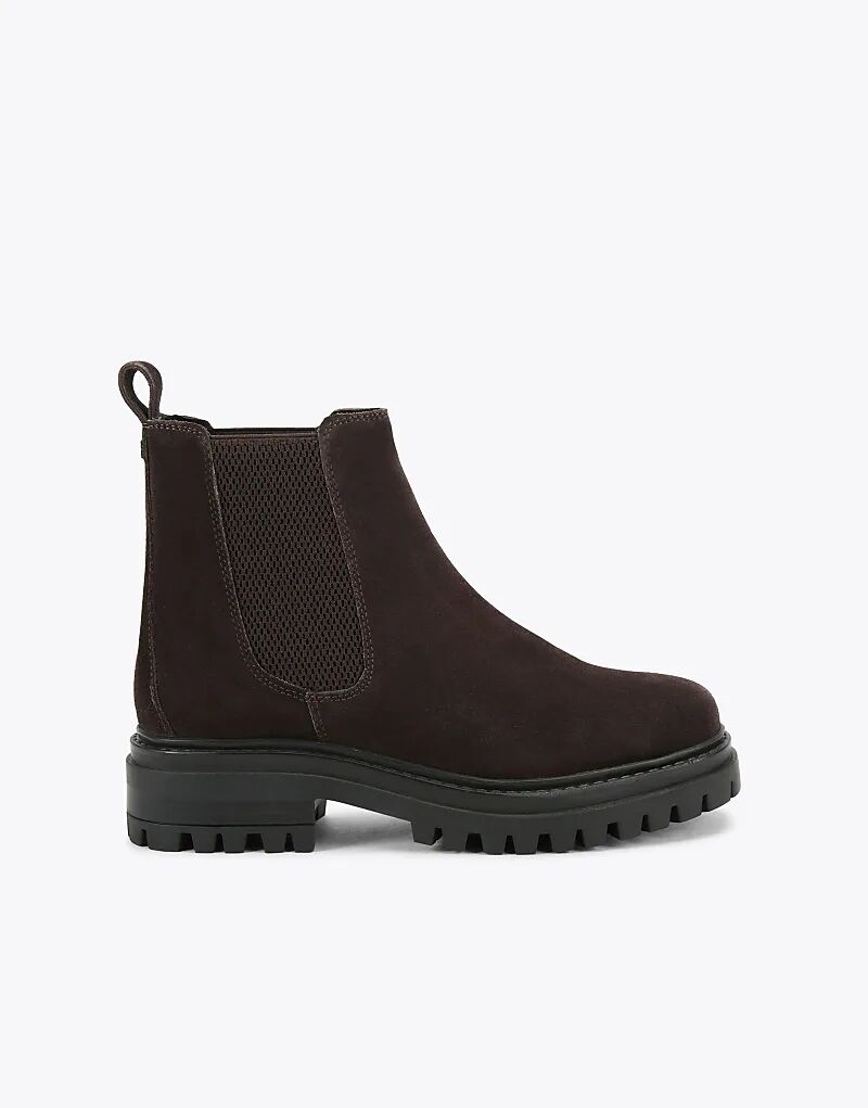 Низкие ботильоны KG Kurt Geiger Teddy из коричневой замши