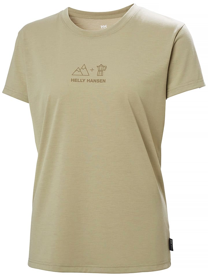 

Функциональная рубашка Skog Graphic Tee Helly Hansen, хаки