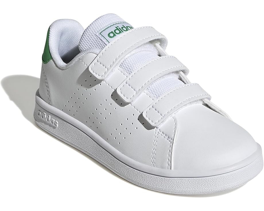

Кроссовки adidas Kids Advantage, цвет White/Green/Black