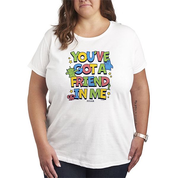 

Футболка Plus size с принтом "You've got a friend in me" из "Истории игрушек" Disney / Pixar, White