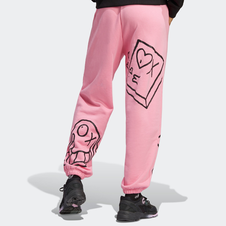 MR.A JOGGERS Вязаные спортивные штаны Женские Благословение Розовый Adidas Originals — фото 4