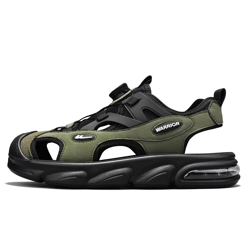 Закрытые сандалии Army Green/Black WARRIOR