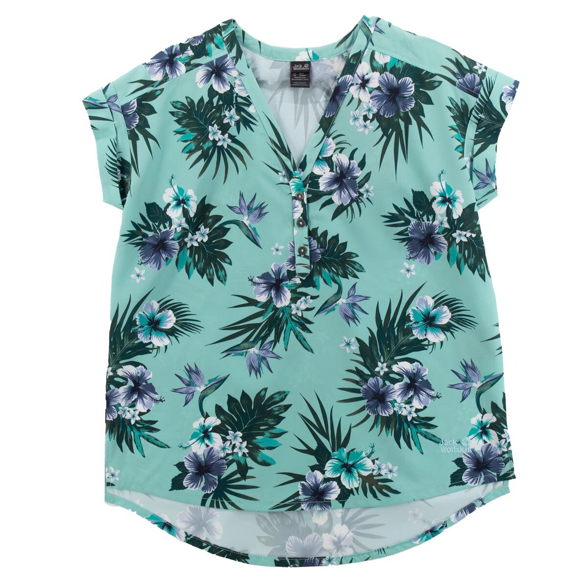 

Футболка Jack Wolfskin Victoria Tropical blouse, синий