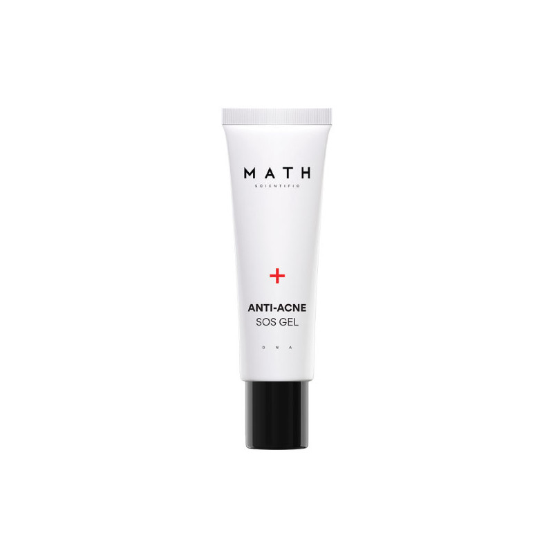 

Активный гель для лица против прыщей anti-acne sos gel Math, 15 мл