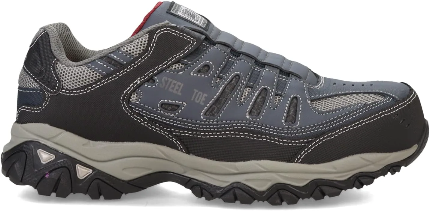 Мужские рабочие туфли Skechers Cankton Ebbitt с стальным носком, темно-синий/серый — фото 4