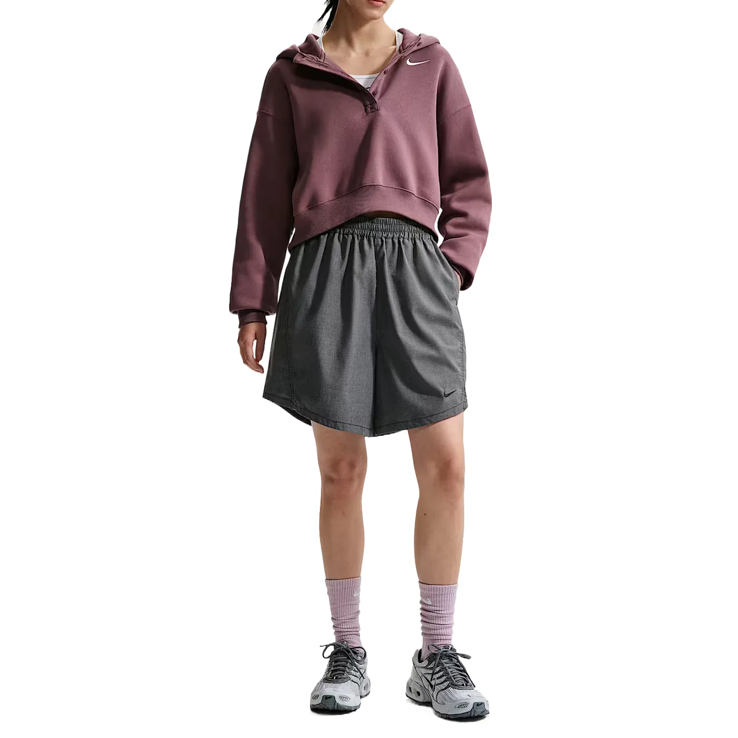 Спортивные повседневные шорты женские Nike, Black/Tone/Black