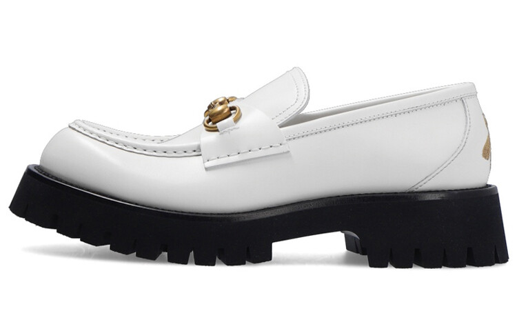 Женские мокасины Gucci Horsebit 1955, белый