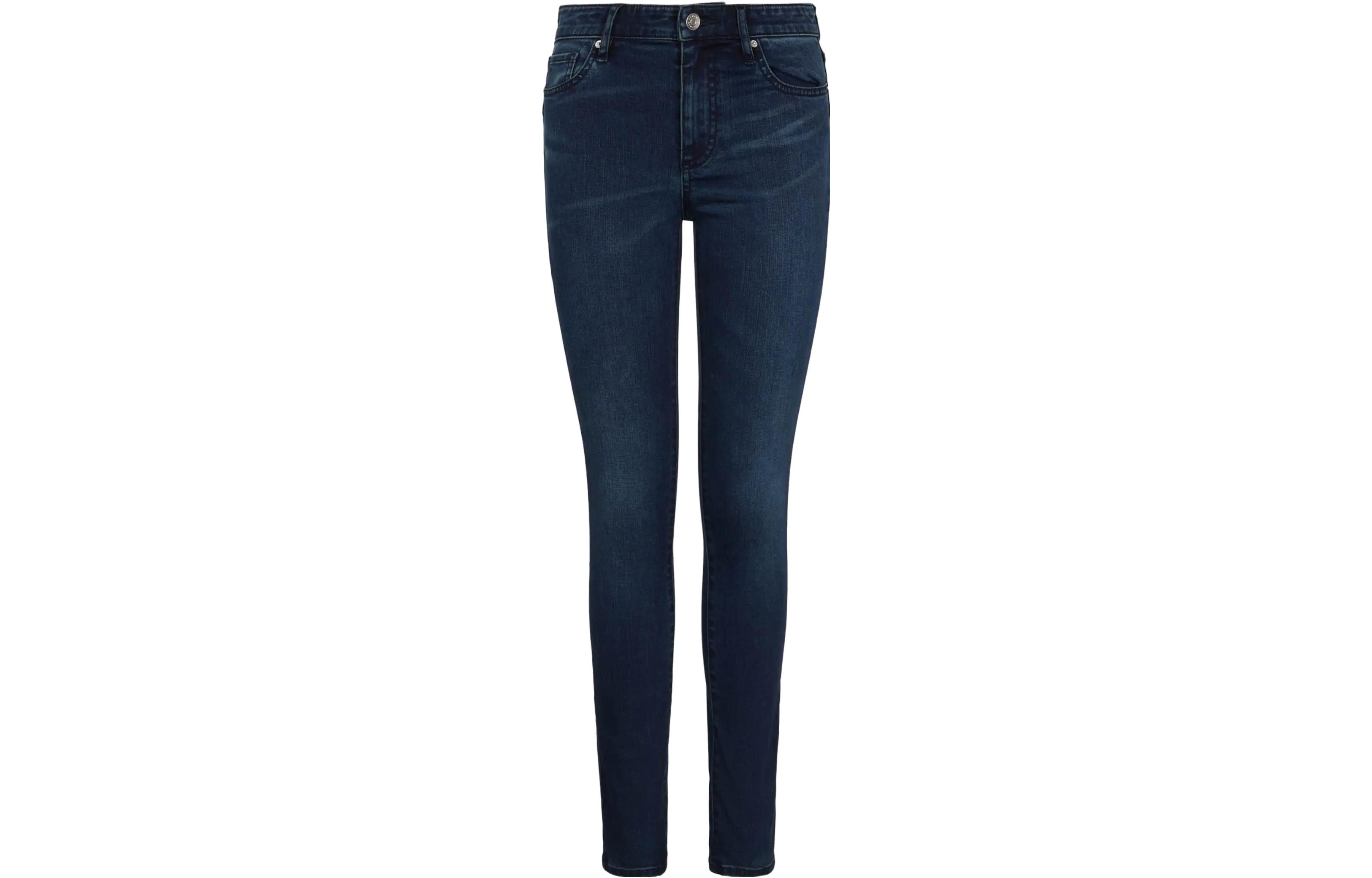 

Высокие скинни джинсы ARMANI EXCHANGE, синий