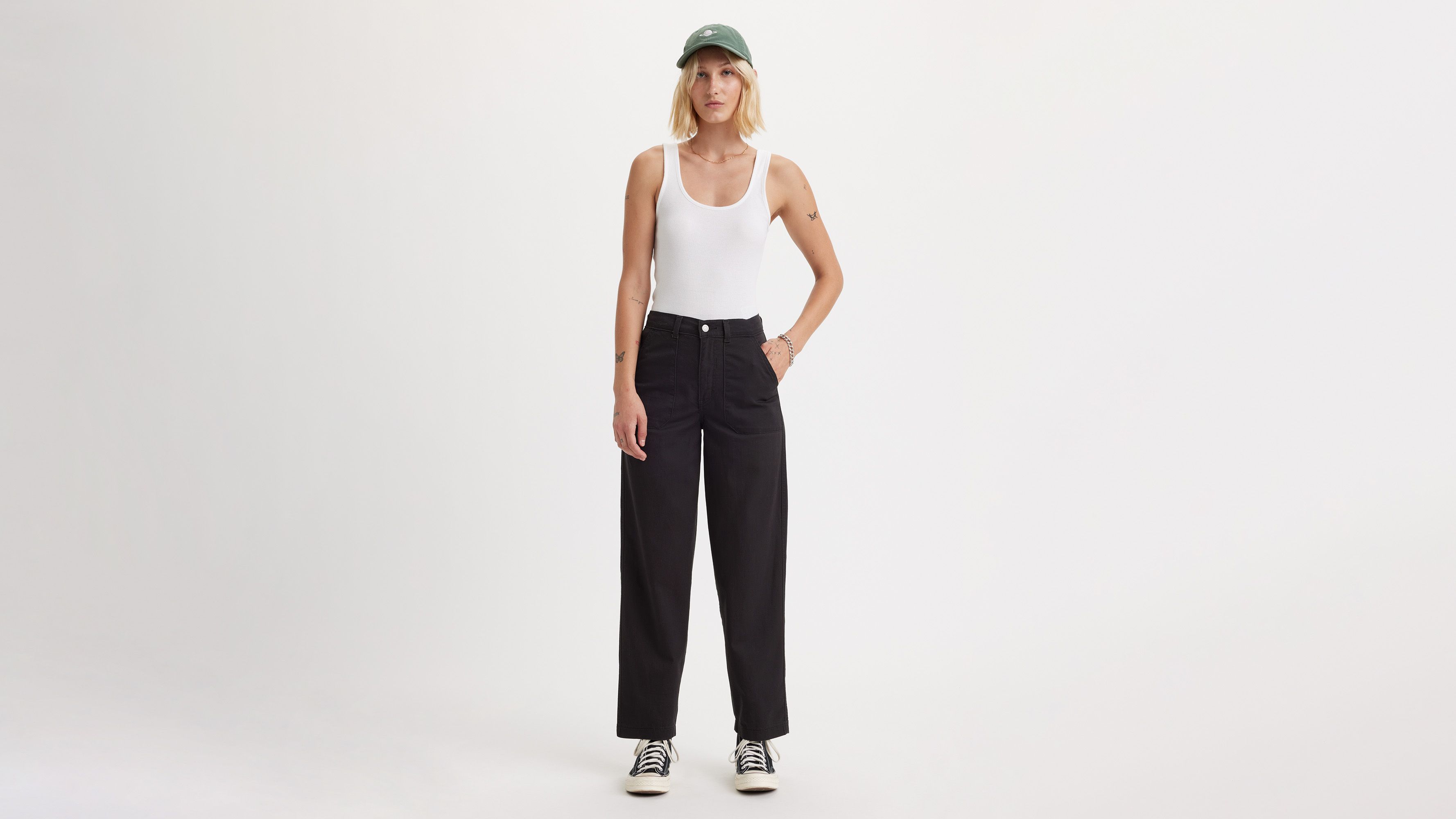 

Женские брюки Utility Levi's, цвет Caviar - Black