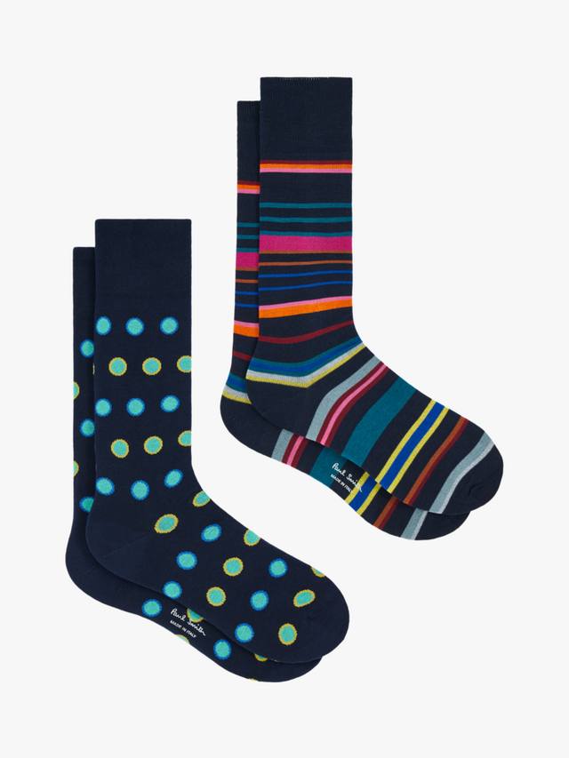 

Узорчатые носки из хлопкового микса Paul Smith, Pack of 2