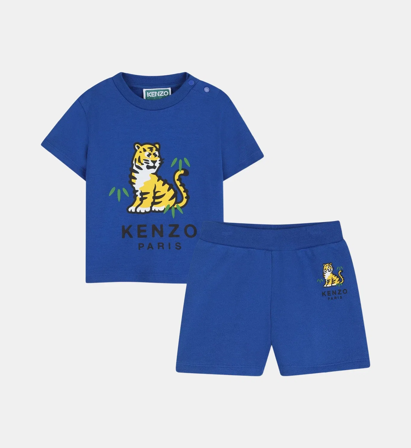 Комплект: футболка и бермуды Kenzo Kids, синий