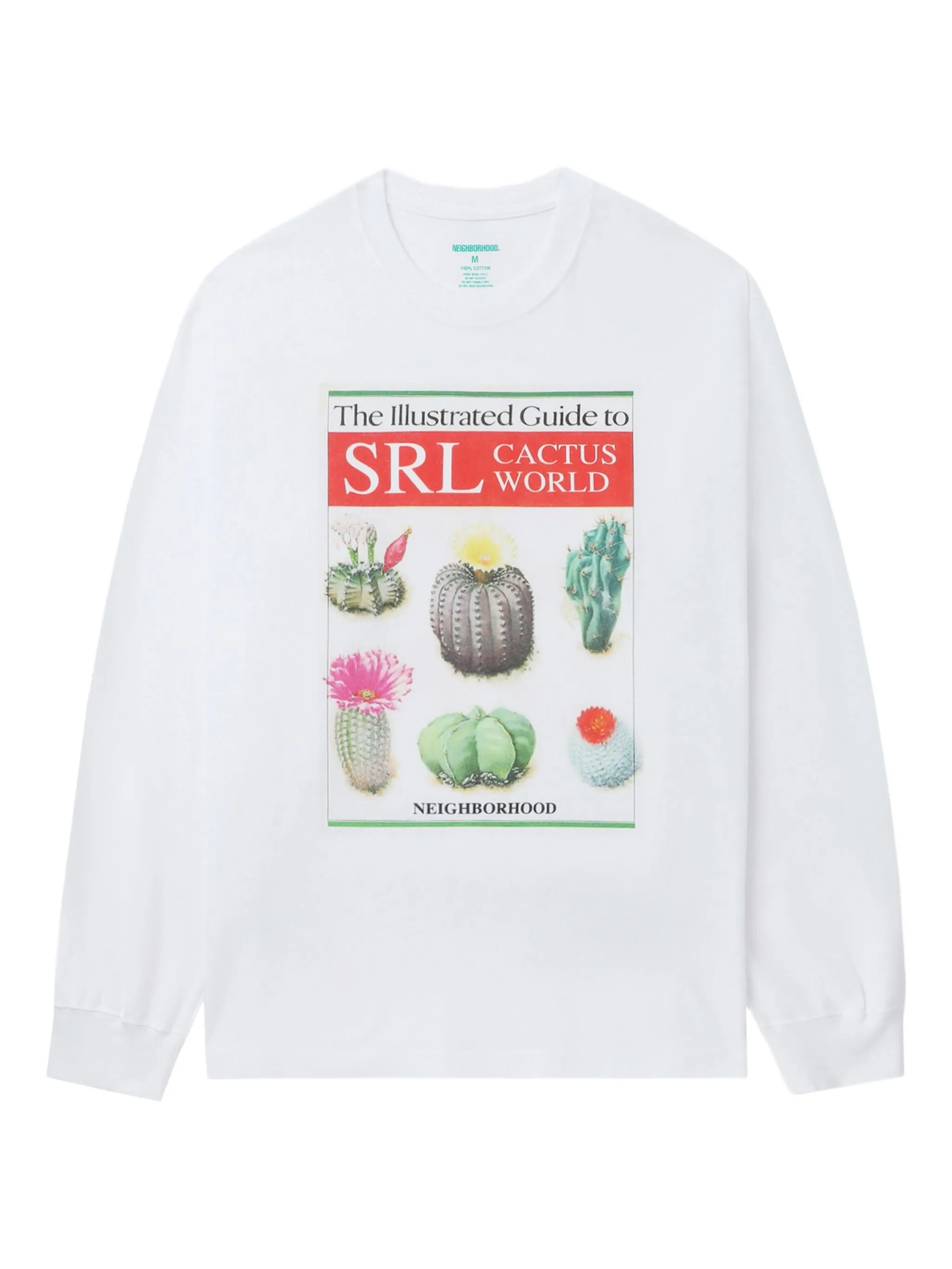 

Футболка с длинными рукавами и принтом Neighborhood, белый