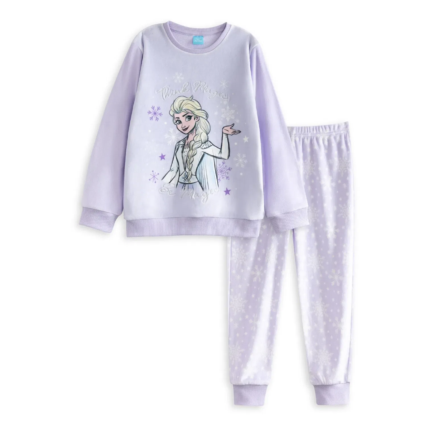 Пижама длинная Disney Frozen с принтом Эльзы, фиолетовый