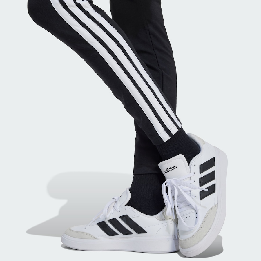 Узкие спортивные брюки ADIDAS SPORTSWEAR Essentials, черный — фото 4