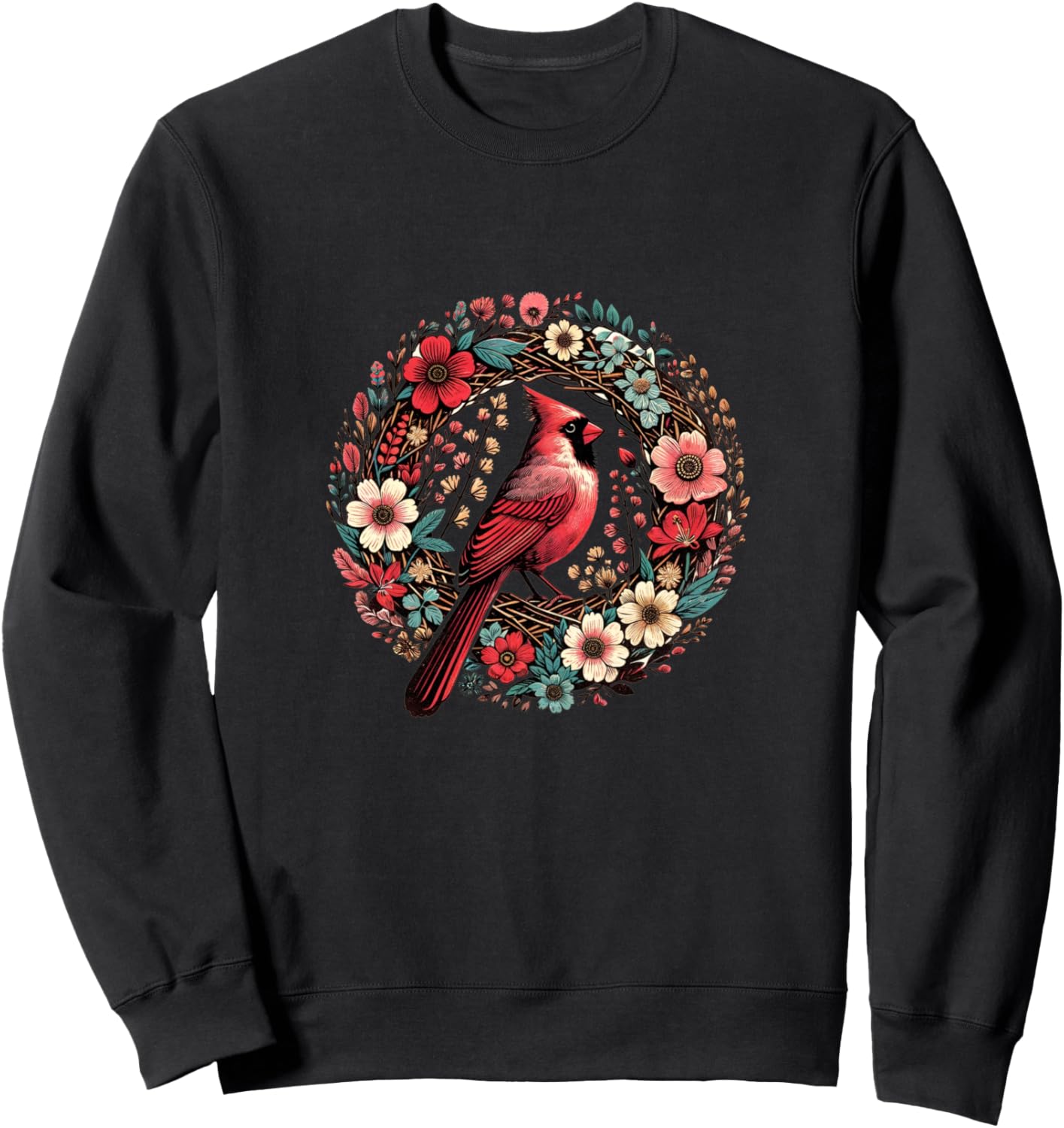 

Иллюстрации от Red Cardinal Nature Lovers, Wildflowers. Толстовка Cottagecore Snugg, черный
