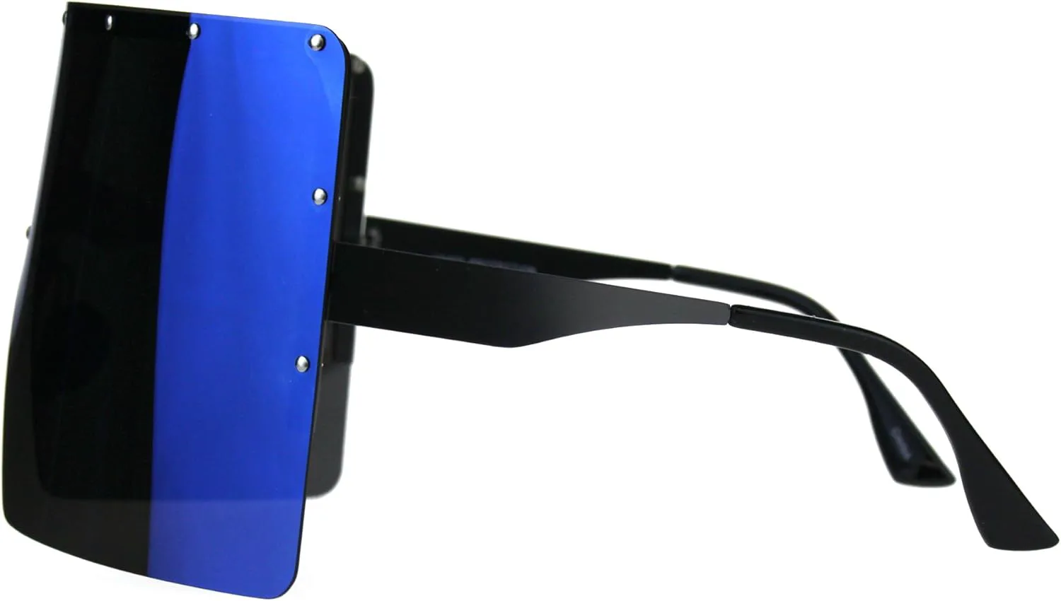 

Солнцезащитные очки с поляризованными зеркальными линзами и защитным козырьком, увеличенного размера, с защитой от УФ-излучения UV 400 PASTL, Gunmetal (Blue Mirror)