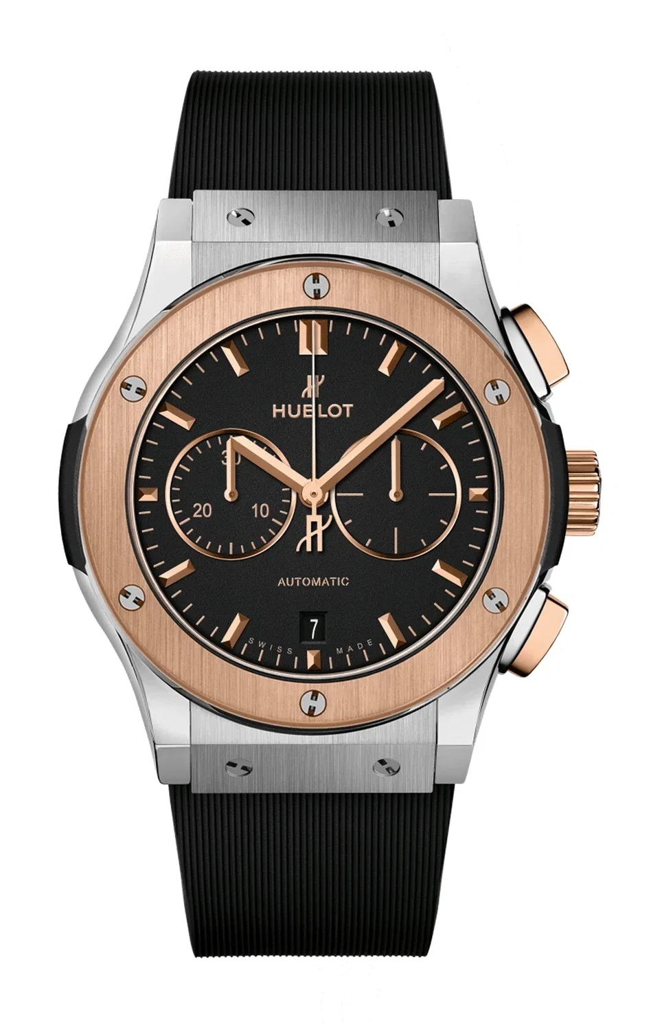Классик Фьюжн Хронограф Титаний Кинг Голд 42 мм - 541.NO.1181.RX HUBLOT, серебряный