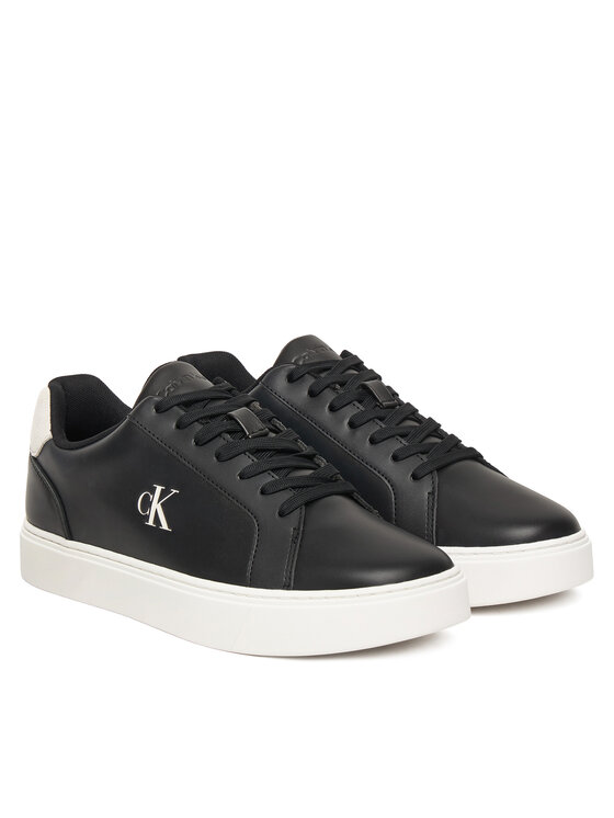 Кроссовки Classic Cupsole Laceup Lth YM0YM01435 Calvin Klein, черный — фото 2