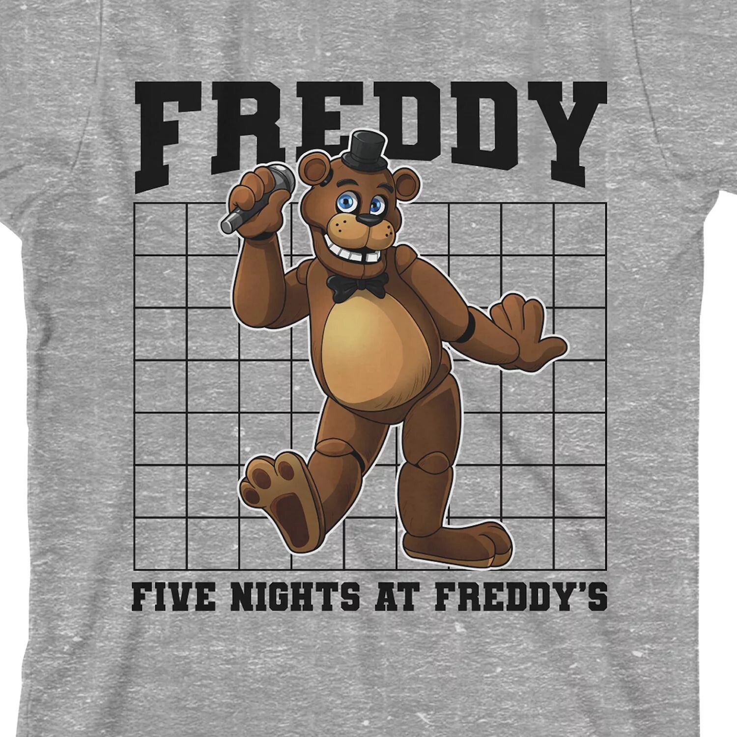 

Футболка Five Nights At Freddys для мальчиков 8–20 лет с рисунком микрофона Licensed Character