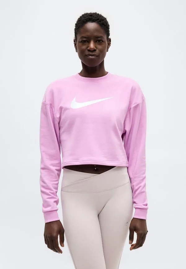 Толстовка crew пурпурного/серебристого металлического цвета/белого цвета Nike Performance, Magenta/Metallic Silver-Coloured/White