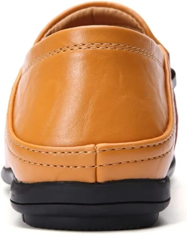 Лоферы Leather Classic Slip On, оранжевый — фото 3