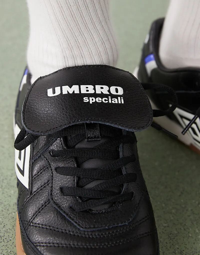 Кроссовки Umbro Speciali из кожи черного цвета — фото 4