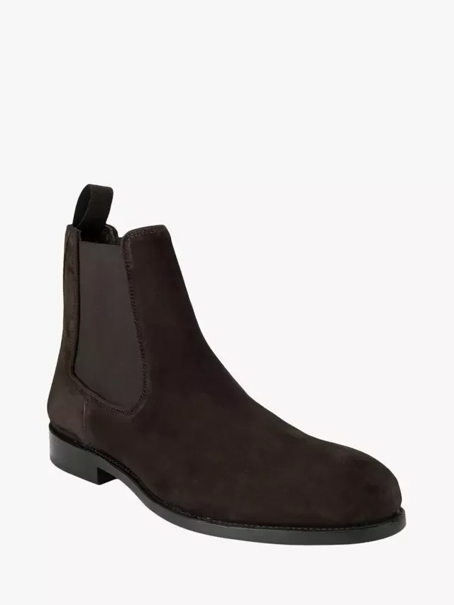 Замшевые ботинки челси Sloane, коричневые, средней высоты Kurt Geiger London — фото 3