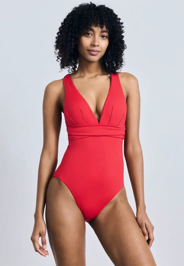 

Слитный купальник с перекрестной спинкой collective Seafolly, Cosmo Red, Красный, Слитный купальник с перекрестной спинкой collective Seafolly, Cosmo Red