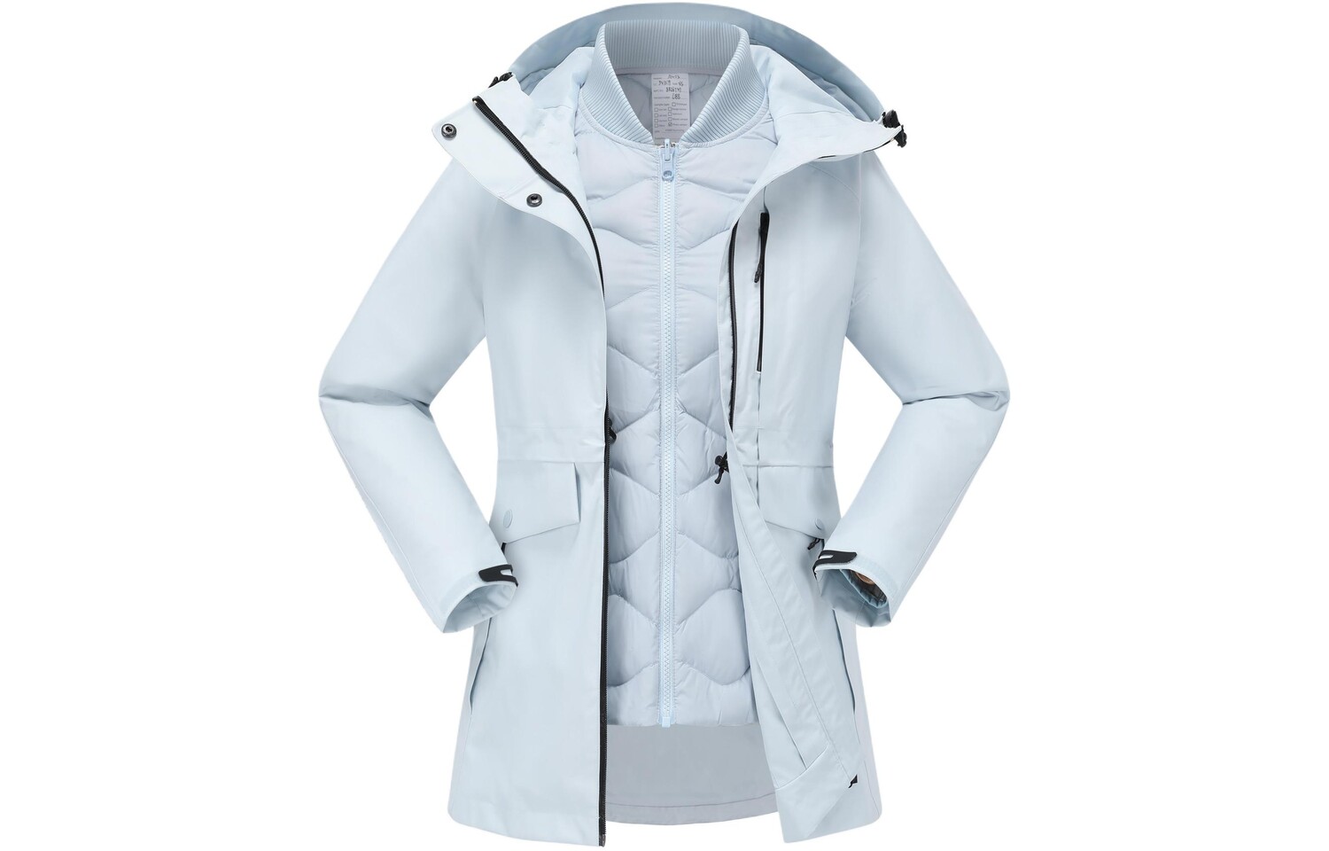 

Ветровки женские Mist/Dream Blue Decathlon