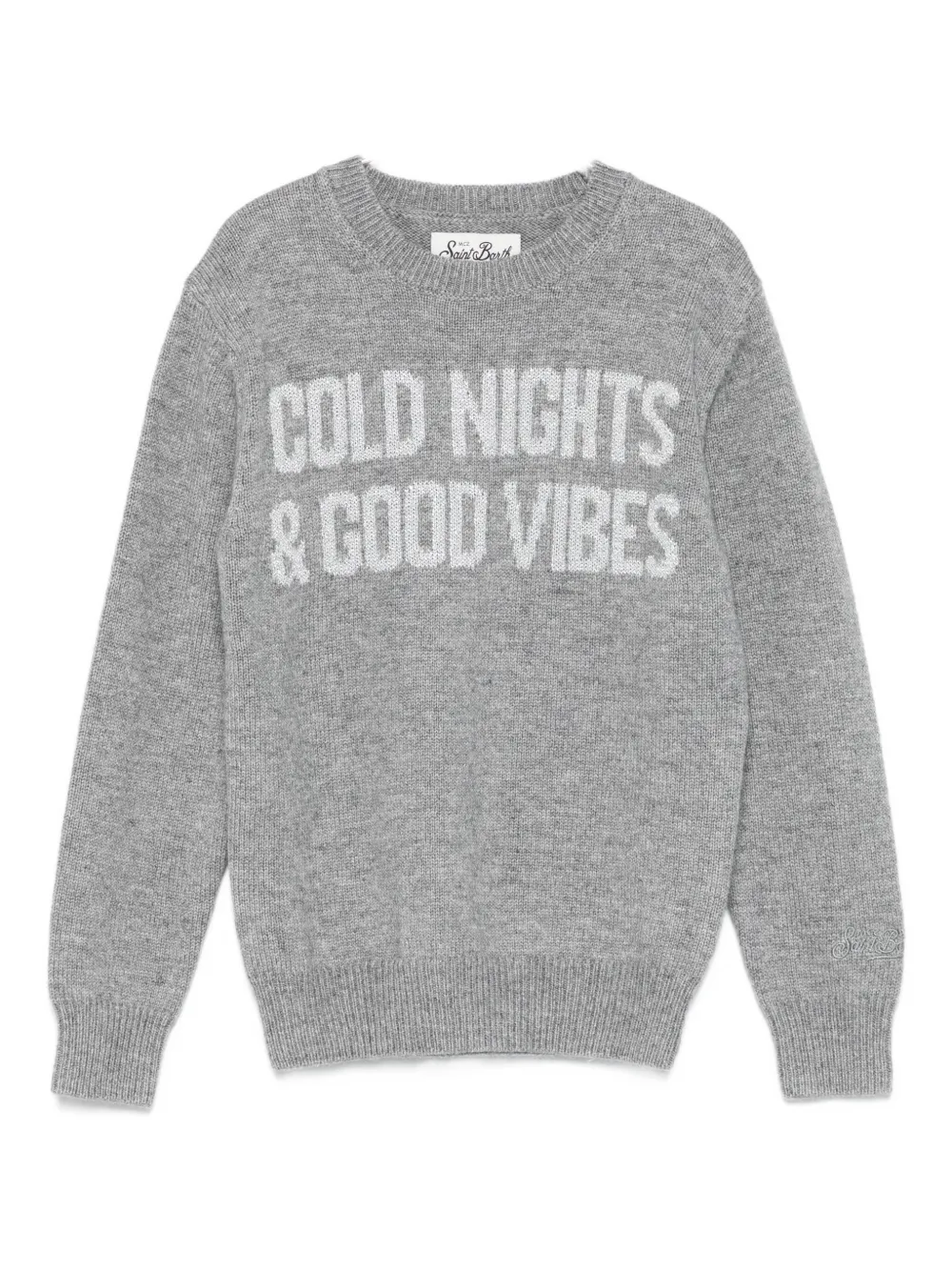 

Свитер с круглым вырезом Mc2 Saint Barth Kids, серый