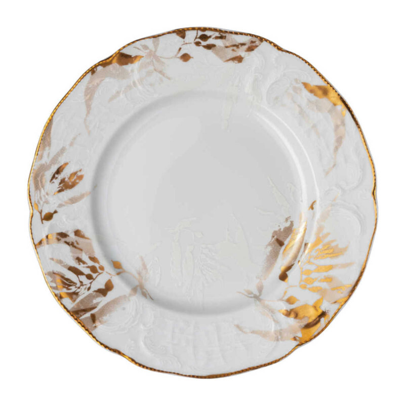 

Тарелка Heritage Midas 26 см Rosenthal, белое золото