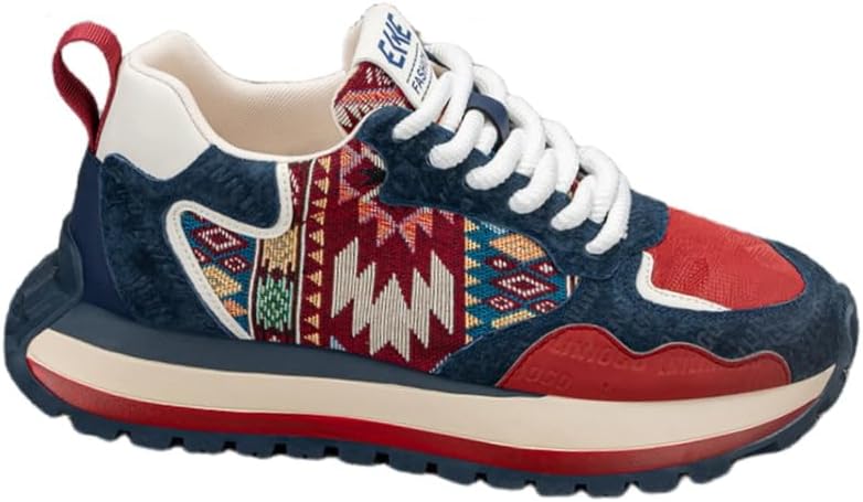 

Мужские спортивные кроссовки с толстой подошвой - подходят для всех сезонов, сохраняют тепло, для школьной жизни, ежедневных поездок и тренировок Fusecottc, красный